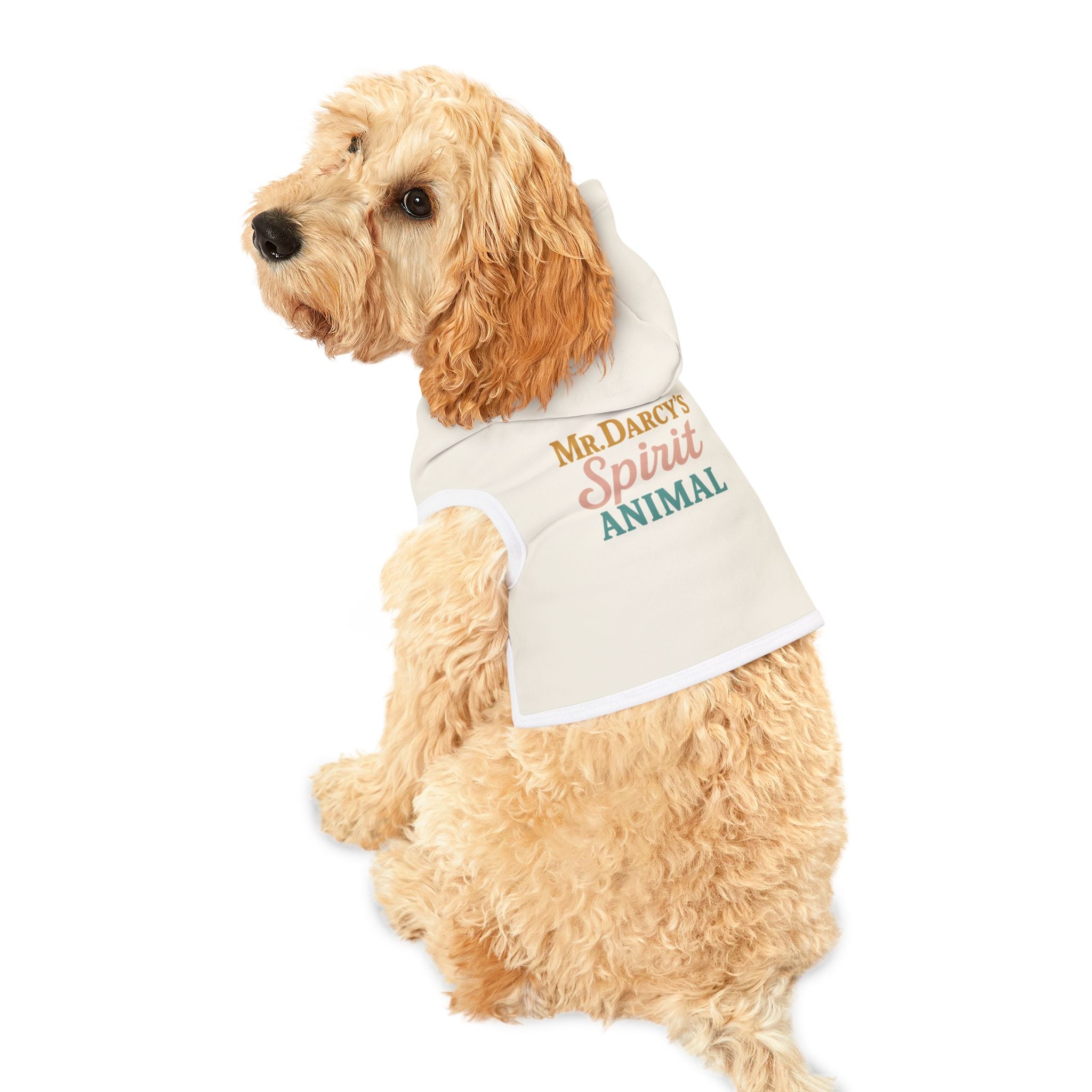Mr. Darcy’s Spirit Animal Dog Hoodie – Funny Literary Pet Sweatshirt for Dramatic Romantic Pups